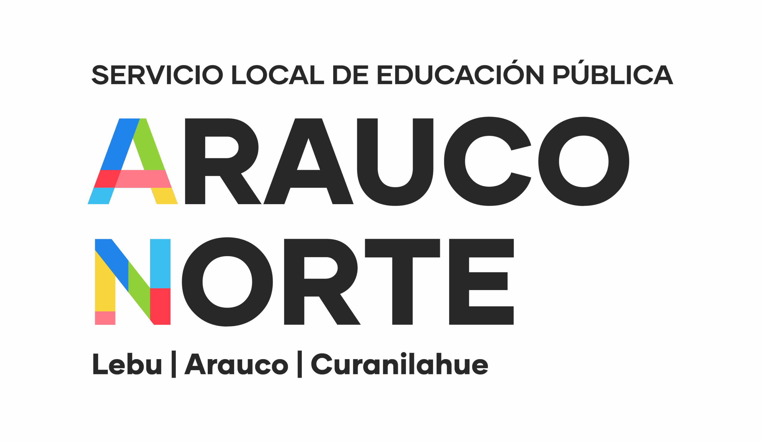 Logo institucional de SLEP Arauco Norte