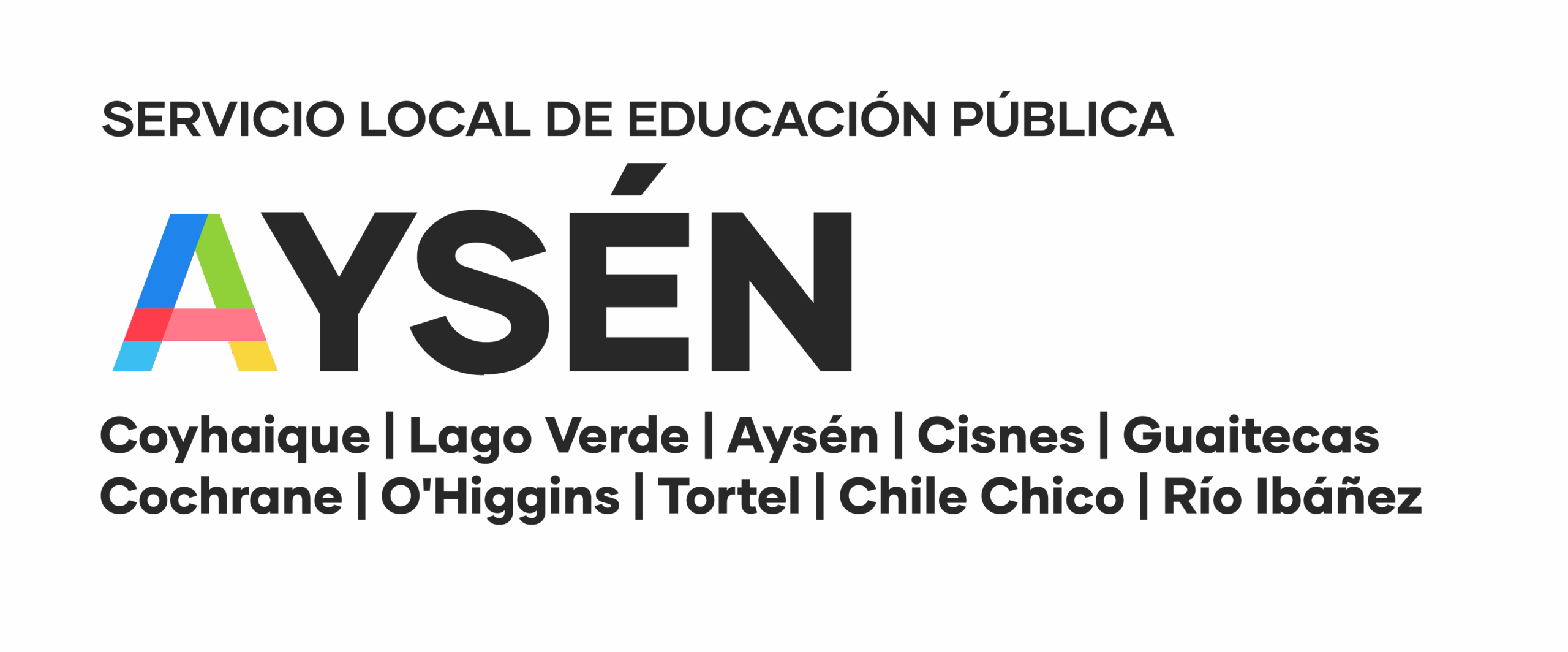 Logo institucional de SLEP Aysén
