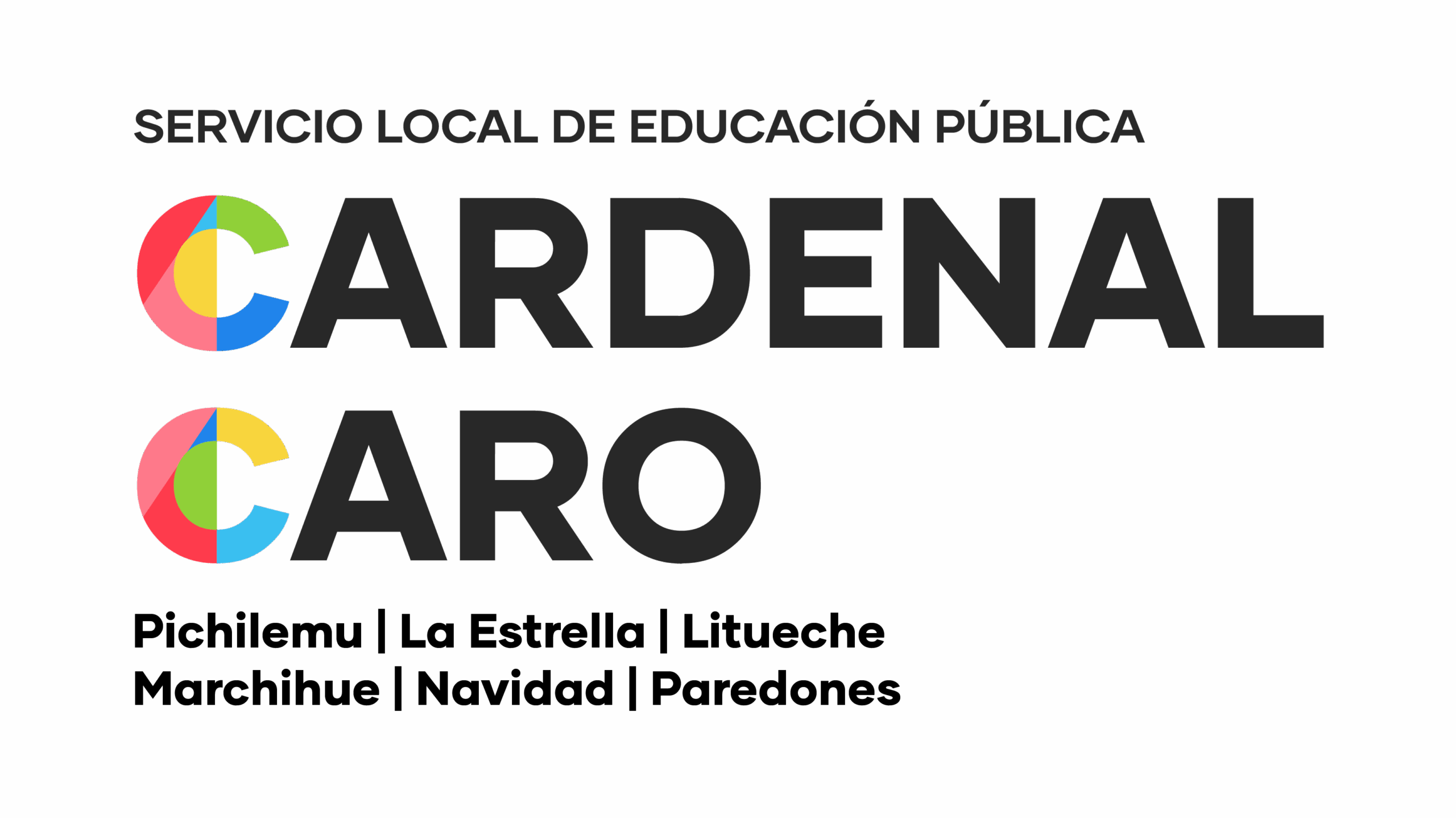 Logo institucional de SLEP Cardenal Caro