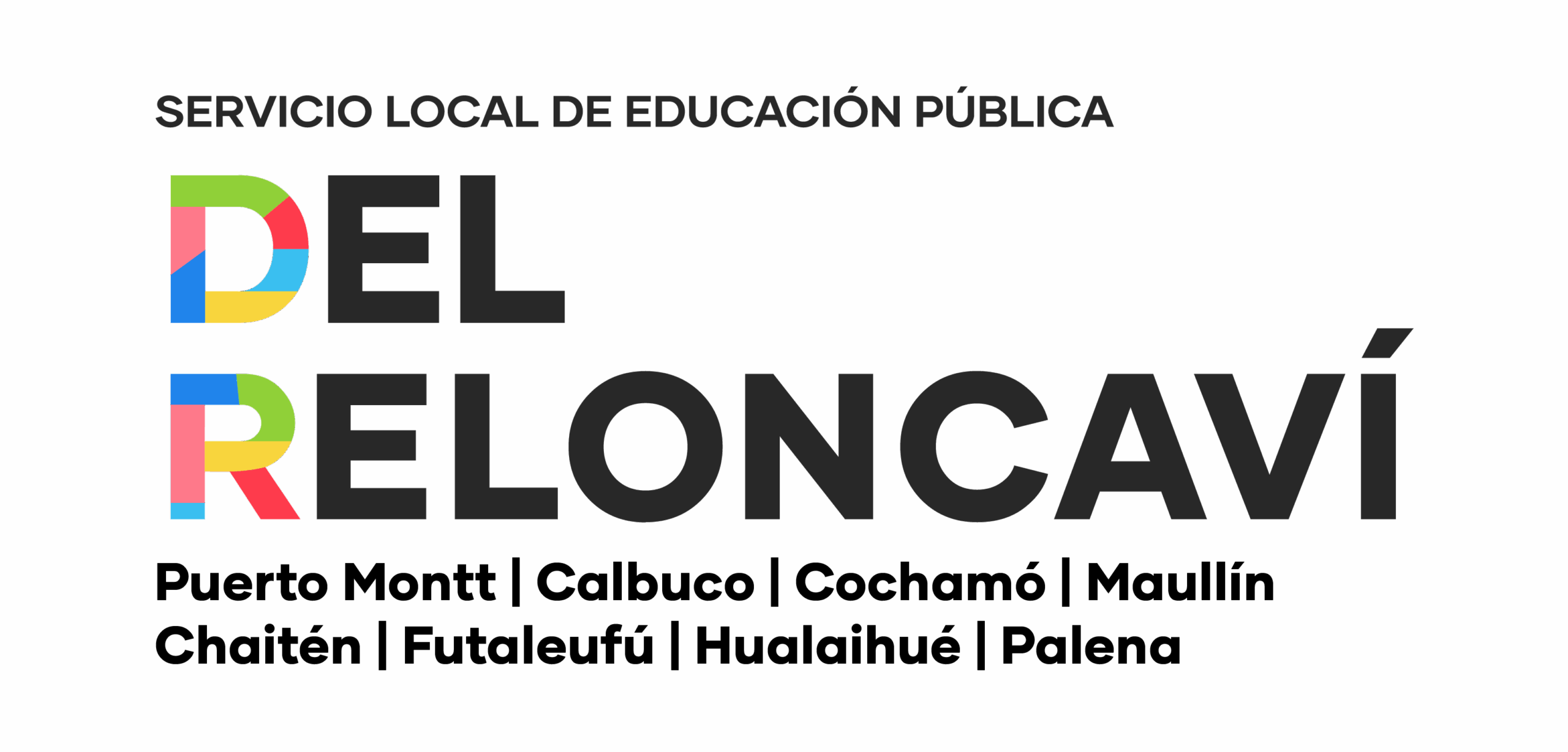 Logo institucional de SLEP Del Reloncaví