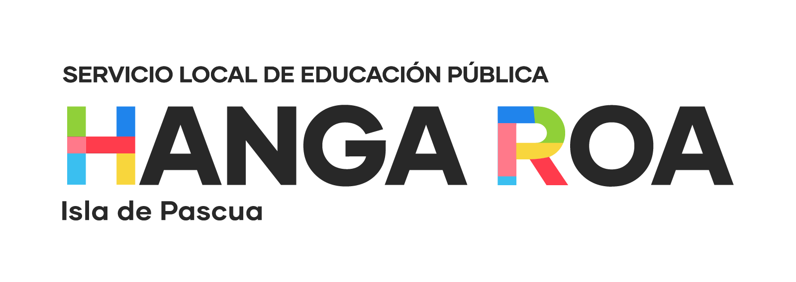 Logo institucional de SLEP Hanga Roa