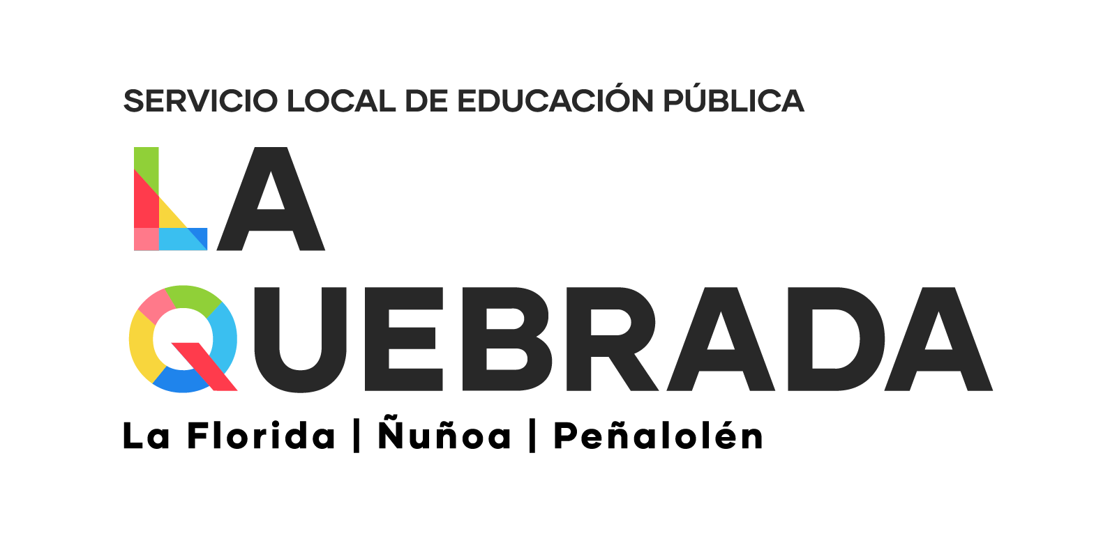 Logo institucional de SLEP La Quebrada