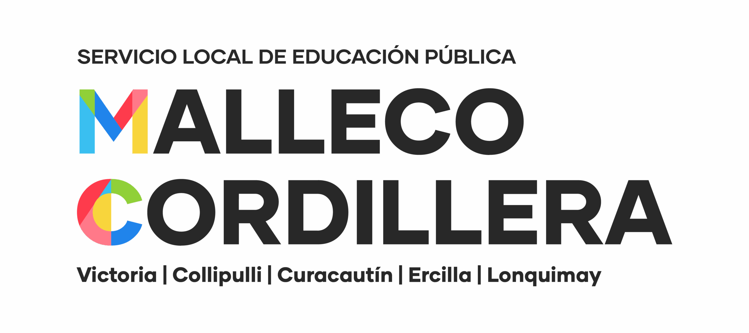 Logo institucional de SLEP Malleco Cordillera