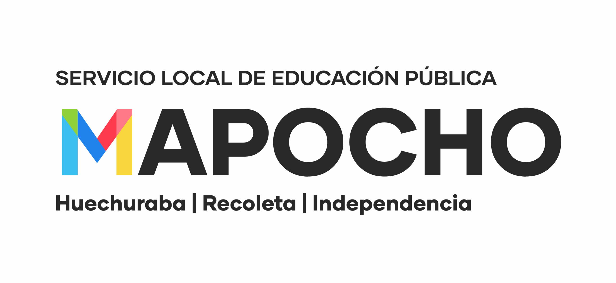 Logo institucional de SLEP Mapocho