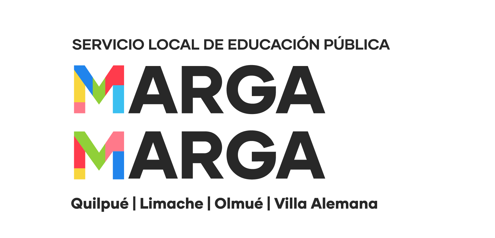Logo institucional de SLEP Marga Marga
