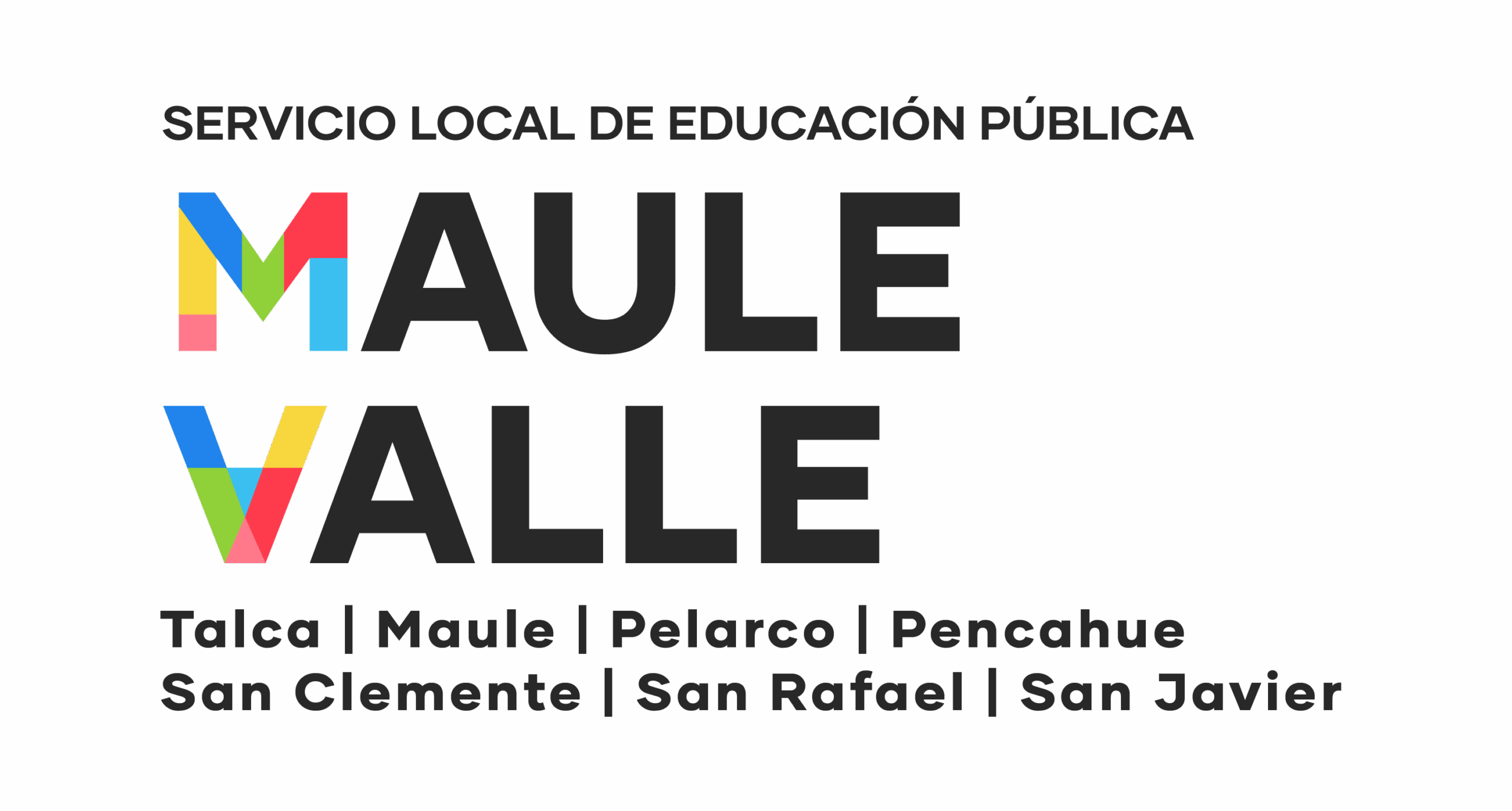 Logo institucional de SLEP Maule Valle