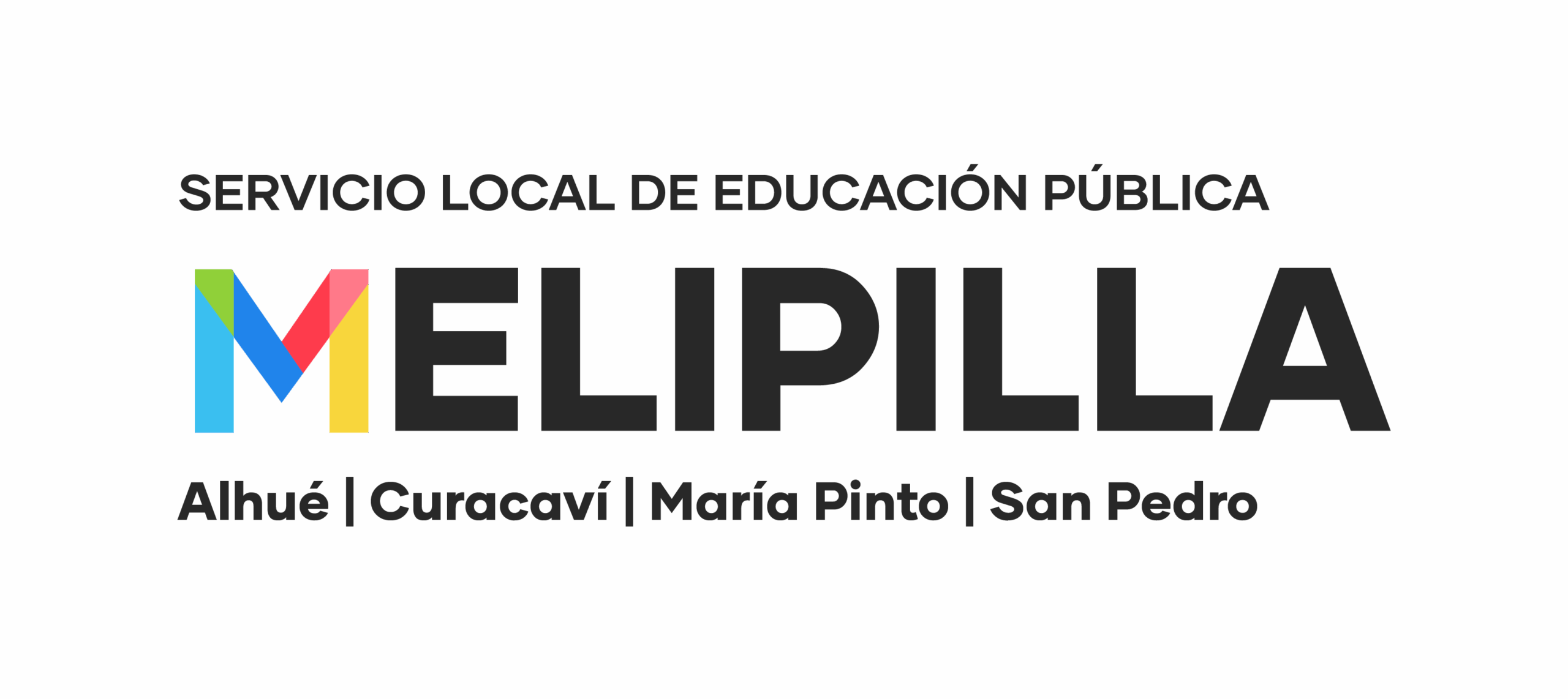 Logo institucional de SLEP Melipilla