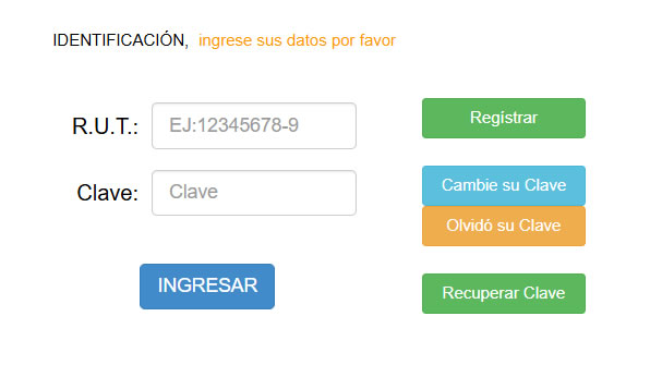 Acceso Intranet SLEP Gabriela Mistral