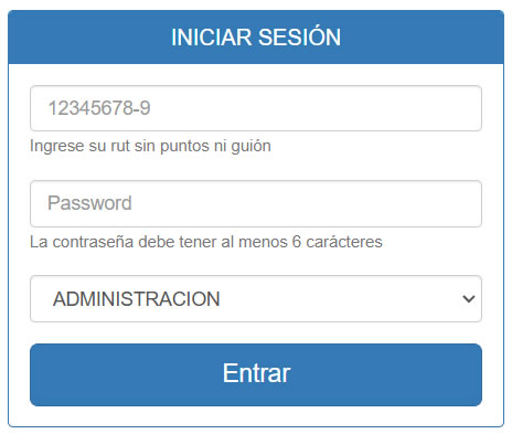 Acceso Intranet SLEP Atacama